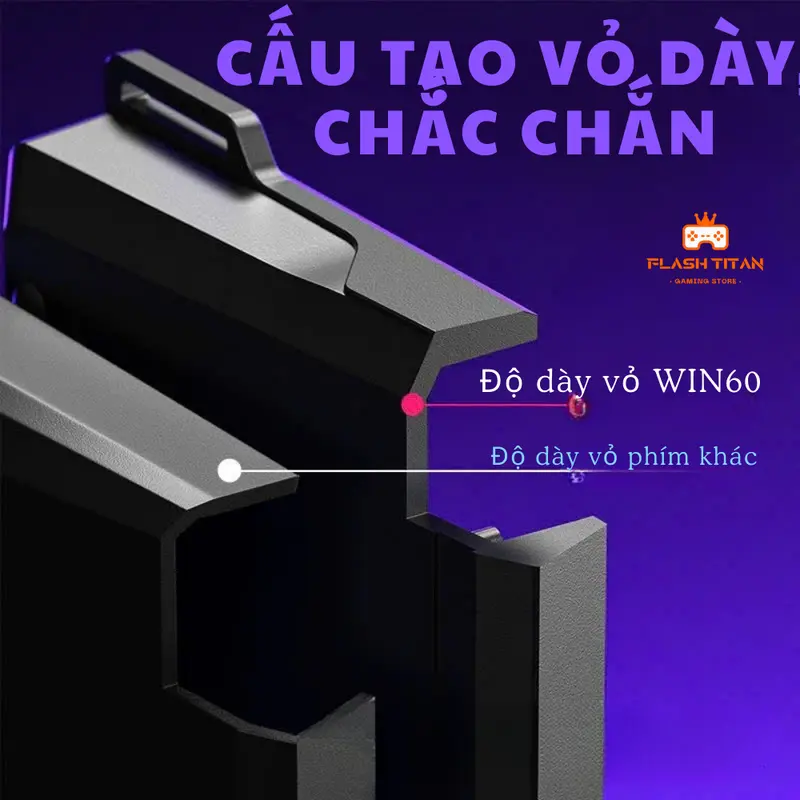 Bàn Phím Cơ Gaming Aula WIN60 - WN68 HE- Rapid Trigger - Switch Nam Châm 1k - 8k Polling Rate | BigBuy360 - bigbuy360.vn Bàn Phím Cơ Gaming Aula WIN60 - WN68 HE- Rapid Trigger - Switch Nam Châm 1k - 8k Polling Rate | BigBuy360 - bigbuy360.vn