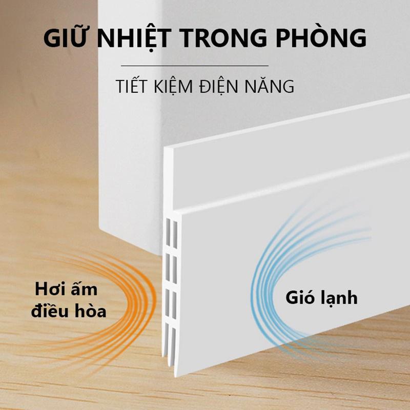 (Giao Hàng Địa Phương Ở Việt Nam)Thanh Dán Chân Cửa, Ron Chặn Khe Cửa Cách Âm, Miếng Chặn Cửa Chống Côn Trùng, Khói Bụi, Tiếng Ồn, Dữ Nhiệt 1