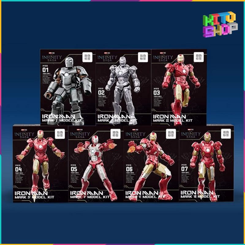 Đồ Chơi Lắp Ráp Bigfigure Minifigures Người Sắt Iron Man Siêu Anh Hùng Marvel 70001 Mô Hình Toy