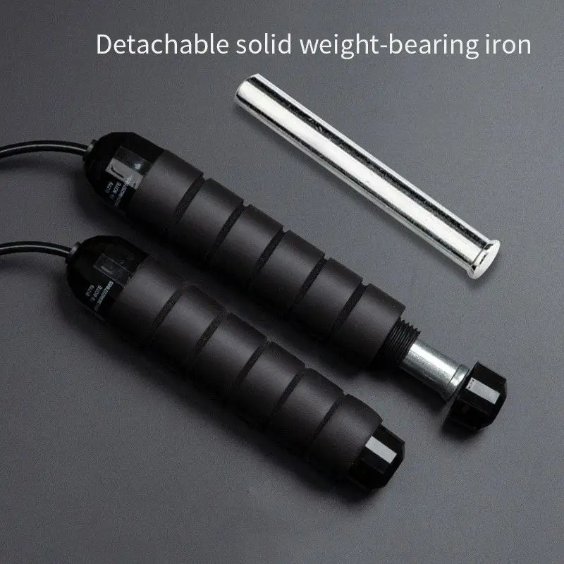 Dây Nhảy, Chịu Trọng Lượng, Chất Lượng, Dây Nhảy Thép, Thiết Bị Tập Thể Dục Kim Loại Chắc Chắn, Hàng Có Sẵn Thích Hợp Tập Thể Dục, Tali Nhảy, Chất Lượng Pin Fish gậy  nhảy 4