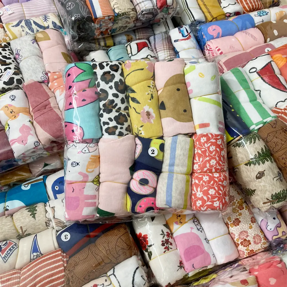 [Set 10 Chiếc] Quần Chục Dài Cotton Cho Bé Trai Bé Gái Từ 1-5 Tuổi (7-17kg)