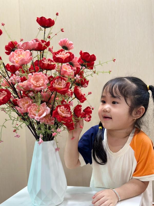 Combo 5 10 cành hoa trà gạo cổ cao 60cm loại 1 decor trang trí nhà cửa siêu xinh không bao gồm bình hoa Decor Phòng