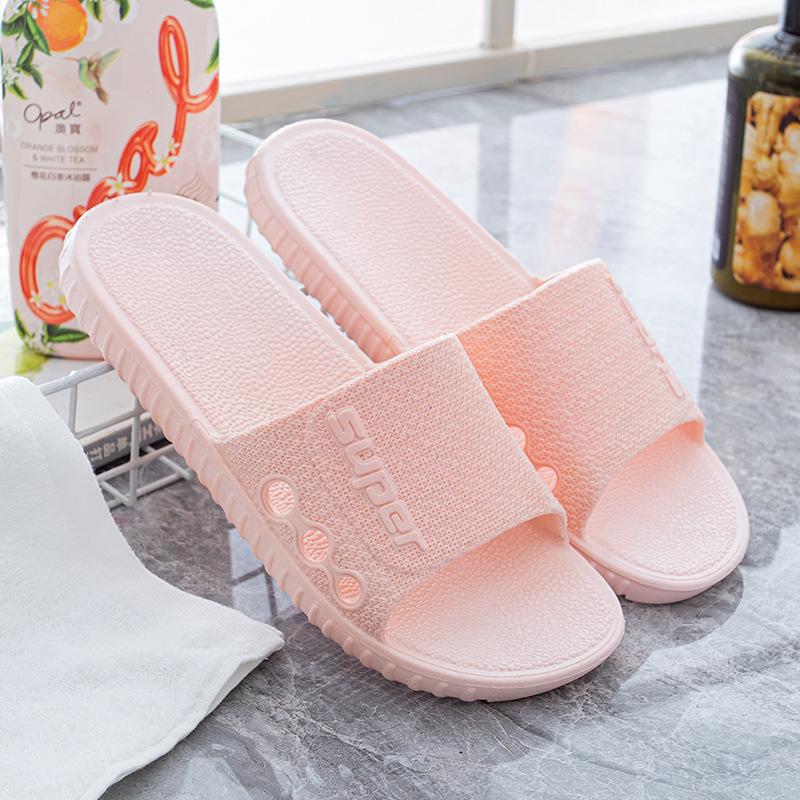 Product Introduction of 2025 Home Slippers Women's Summer Indoor Non-Slip Silent Home Soft Bottom Couple Bathroom Bath Soft Bottom Men's Sandals Girl Footwear 18
