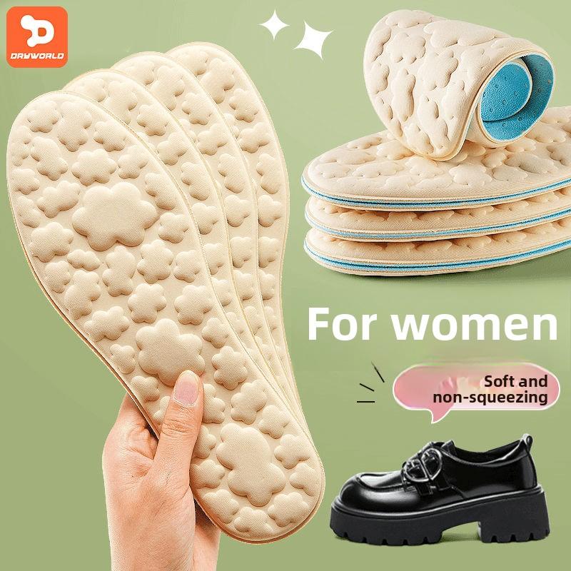 Loafers Special Insole for Women Super Soft Bottom 5D Massage Feeling of Walking on Shit for a Long Time Anti-Pain Not Tired Feet Men Sweat Absorbing and Deodorant 6