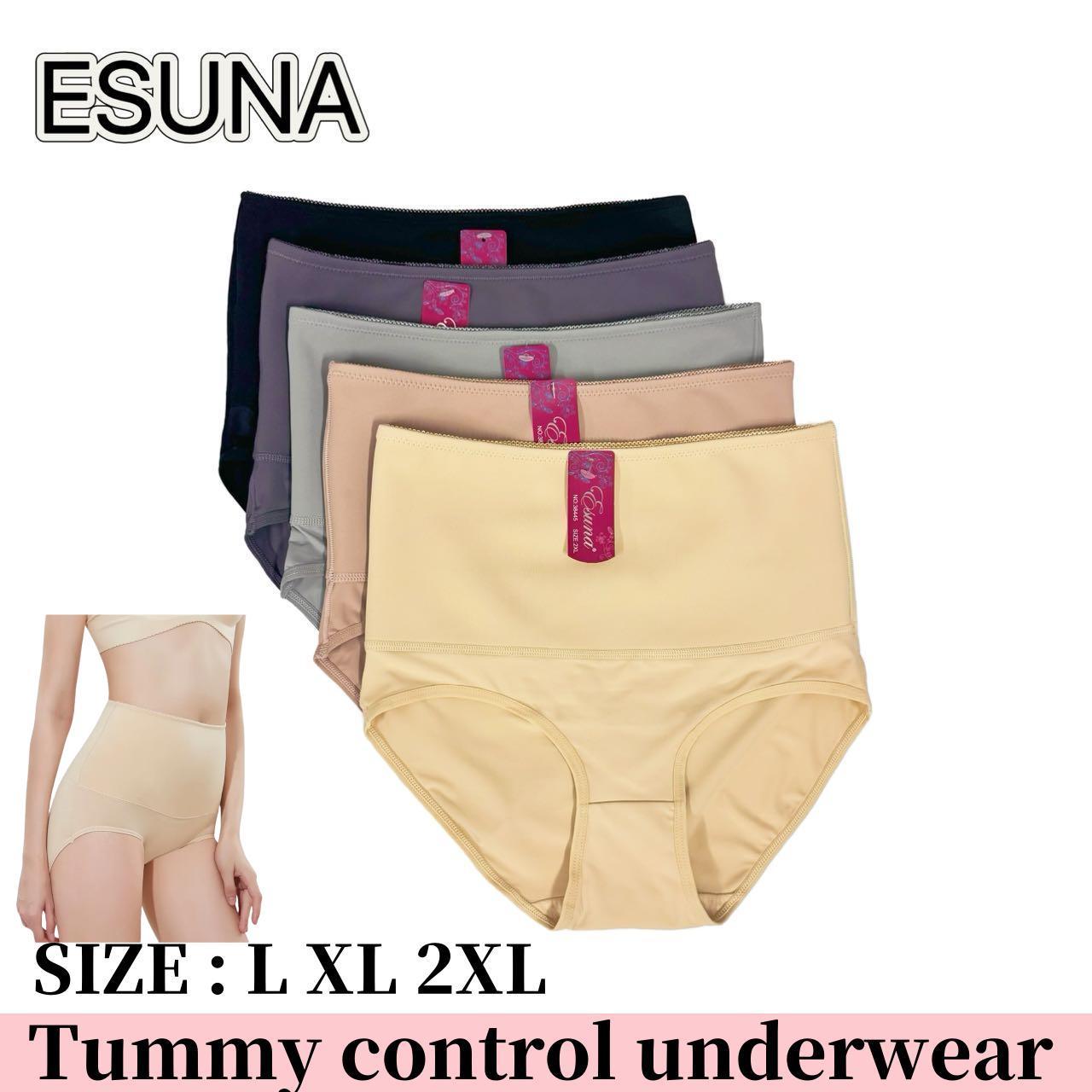 ESUNA กางเกงในกระชับ ยกก้น สเตย์ยางพารา คุณภาพดี กางเกงในกระชับเอว กางเกงในเก็บพุง กางเกงในแบบกระชับ