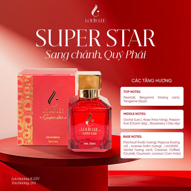 P02 Nước hoa  louis lee SUPPER STAR