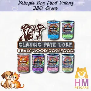 PETOPIA DOG FOOD 380gram - Makanan Anjing Basah Kaleng 380 gr