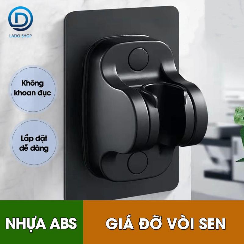 Giá đỡ vòi hoa sen vòi xịt dán tường có thể điều chỉnh góc nghiêng 