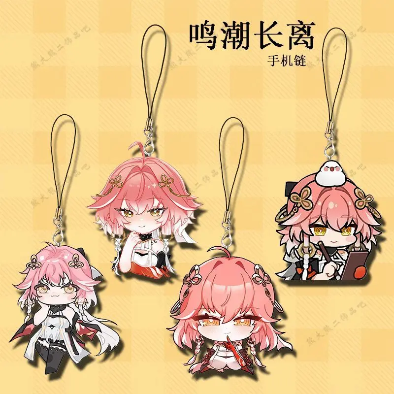 Mingchao Phone Charm - Stylish Anime-Themed Pendant for Fans, Durable Decorative Accessory for Phones and Bags