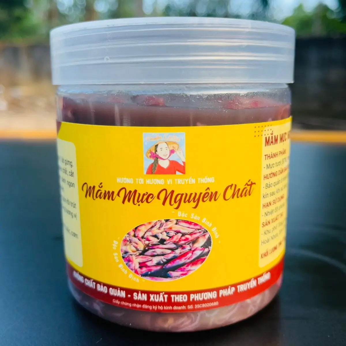 Mắm mực  500g muối trên ghe