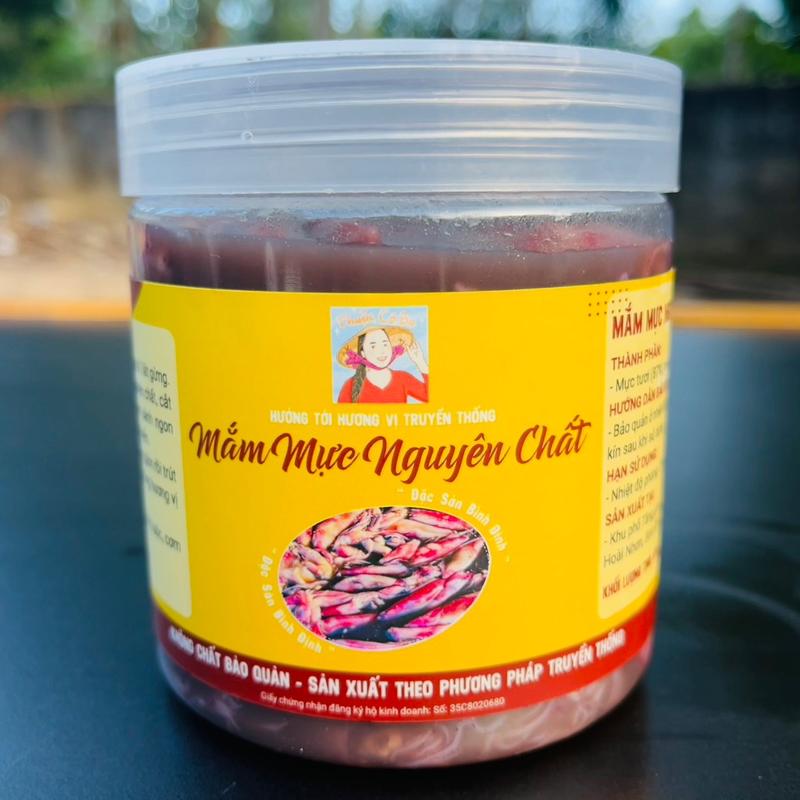 Mắm mực 500g muối trên ghe