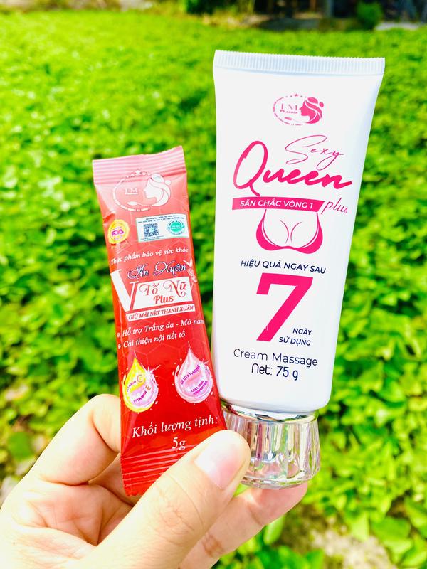 [1 Combo] Trà + Kem siêu nâng V1-3 Nữ Dưỡng Da Body Làm Đẹp Da Women Dưỡng Body 2
