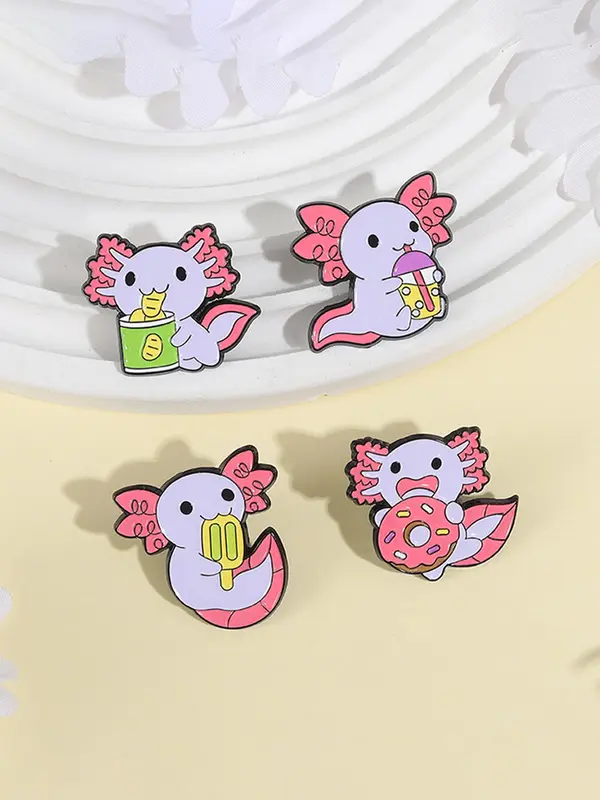 Cute Cartoon Frog Design Brooch, Fashion Alloy Badge for Women & Men, Enamel Pin Suitable for Backpacks, Jeans, Scarves, Hats Decoration 6