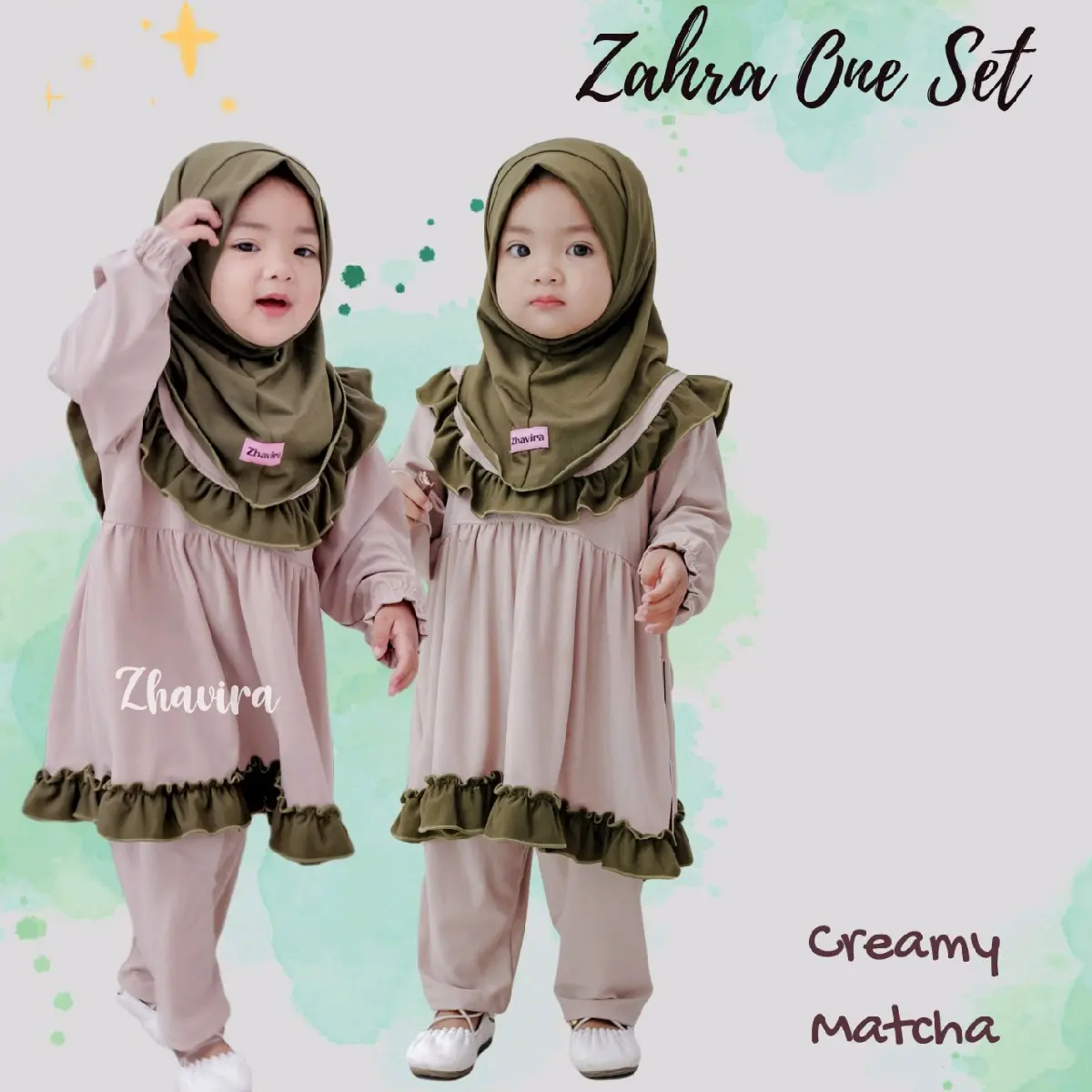ZAHRA ONESET By Zhavira | BAJU ANAK