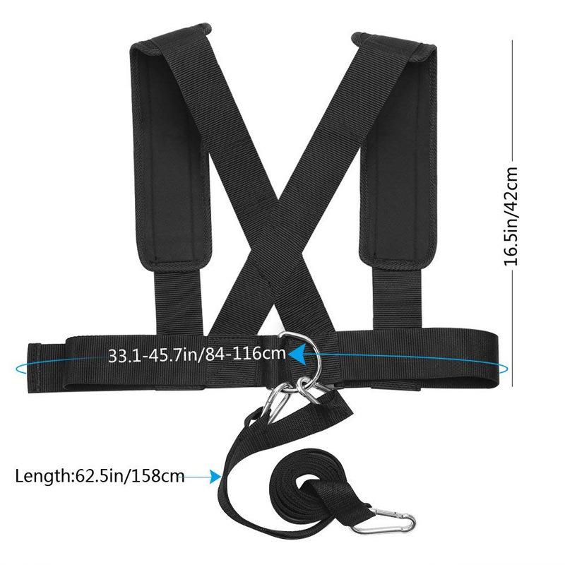 Sledge Pull Strap Fitness Resistance Training Speed Agility Running Tire Pull Line Anti-Resistance Exercise Strap In Stock 1