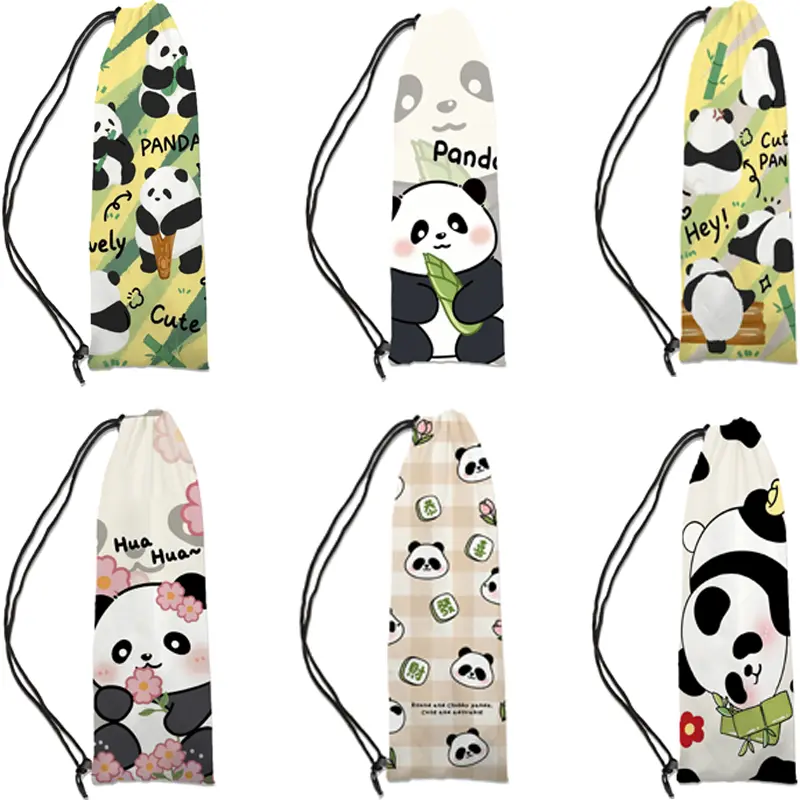 Túi Vợt Cầu Lông, F Panda, Thiết Kế Hoạt Hình, Chất Lượng Thật, Nhẹ, Dung Tích Lớn, Đeo Một Bên Vai, Chuyên Nghiệp, Có Dây Rút, Thích Hợp Cho 10k Đánh Giá Tích Cực, Phát Hành Năm 2024