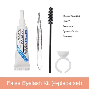 【PRADAHID】 Lem Bulu Mata Palsu Cepat Kering Set Bulu Mata Palsu Cangkok Tanpa Jejak Lem Lembut Nyaman