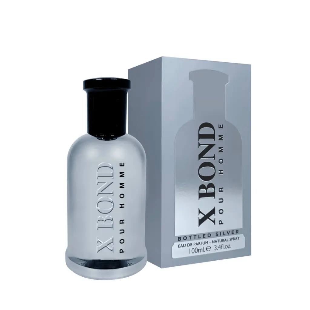 Louis Olivier X Bond Silver 100ml for Men | Cashmere Wood, Vanilla
