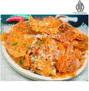 KERIPIK KACA 200gr PEDAS KENCUR EXTRA DAUN JERUK cemilan murah keripikkaca