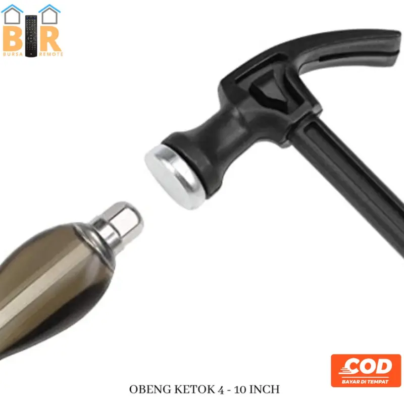 Obeng Ketok Plus Minus 4 - 12 Inch Getok Magnet Impact Screwdriver 2