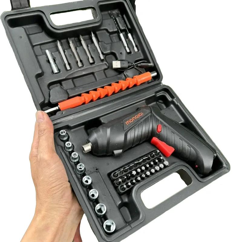 Bộ máy khoan pin máy bắn vít cầm tay mini đa chức năng