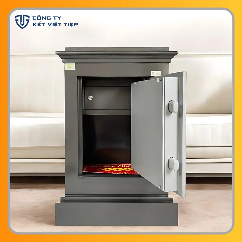 Két Sắt Việt Tiệp KR76 Cơ Chống Cháy 1570ºC Bảo Hành 5 Năm 4