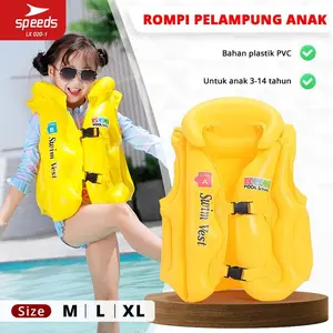 SPEEDS Swim Vest Size M L XL Jaket Pelampung Rompi Renang Anak Step ABC Pool School Ban Life Air 020-1