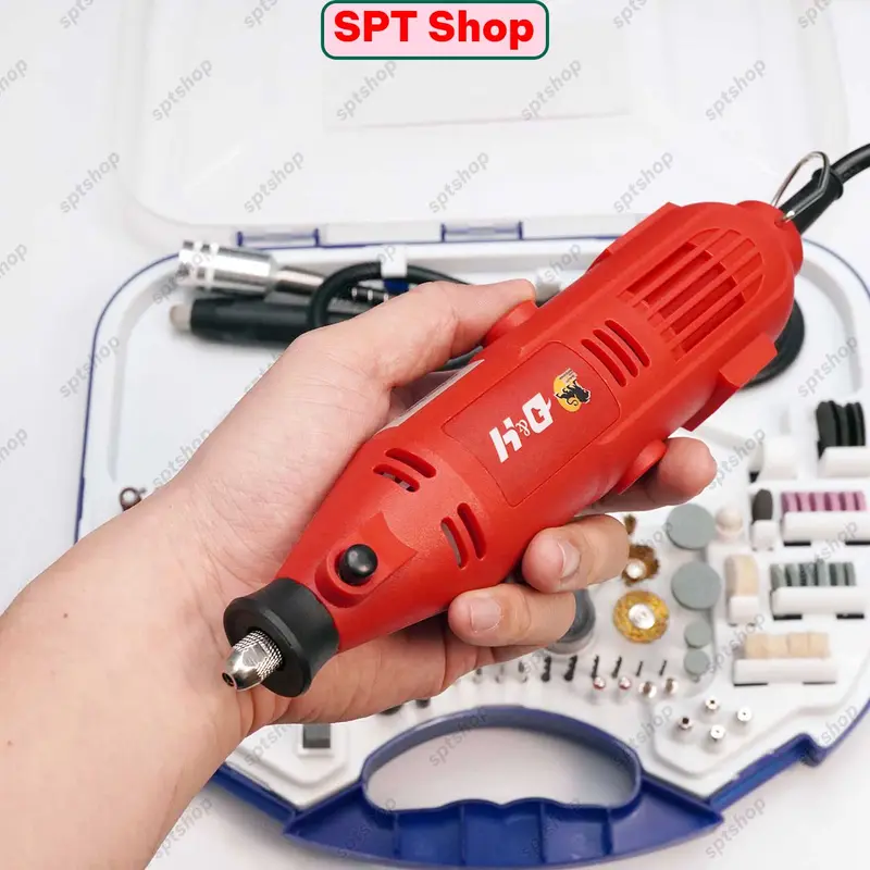 Máy Mài Chai Vali DH, Bộ máy khoan mài cắt mini đa năng, máy mài khuôn 260W 2