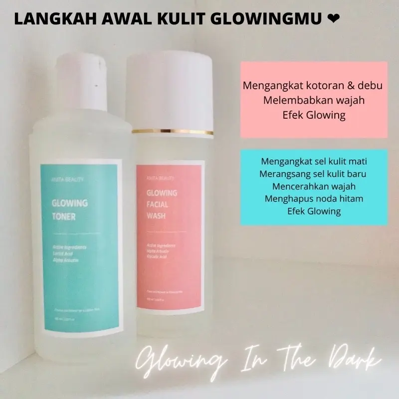 GLOWING FW Sabun muka wajah kusam mencerahkan glowing lembab Pemutihan Hidrasi Semua Jenis Kulit