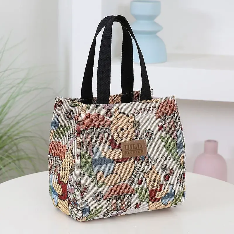 New Large Capacity Handbag for Going Out, Simple Work Handbag for Office Workers, Lunch Box Bag, Mommy Tote Bag, Bento Bag