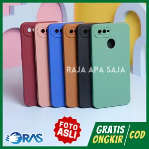 Soft Case O*PO A5S A7 A12 A11K F9 PRO Casing Silicon Cover Karet Bumper HP Handphone Pro Cam Biru Hijau Hitam Lentur Softcase