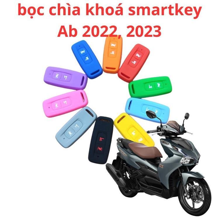  vỏ bọc chìa khoá smartkey xe ab đời 2023 - 2025  125 160  chất liệu silicon mềm dai giúp bảo vệ khoá luôn được mới 