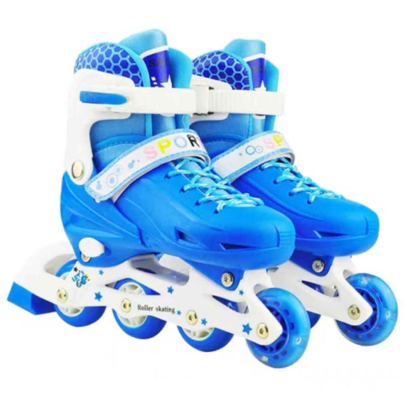 Giày Patin trẻ em tặng mũ và đồ bảo hộ (5 đến 14 tuổi) (Tặng nón bảo hiểm + Bảo hộ) Sneaker Sport Kid Cho Bé Tập Thể Dục - Xả kho nên giảm sâu, giá nhập 495K Nam 2