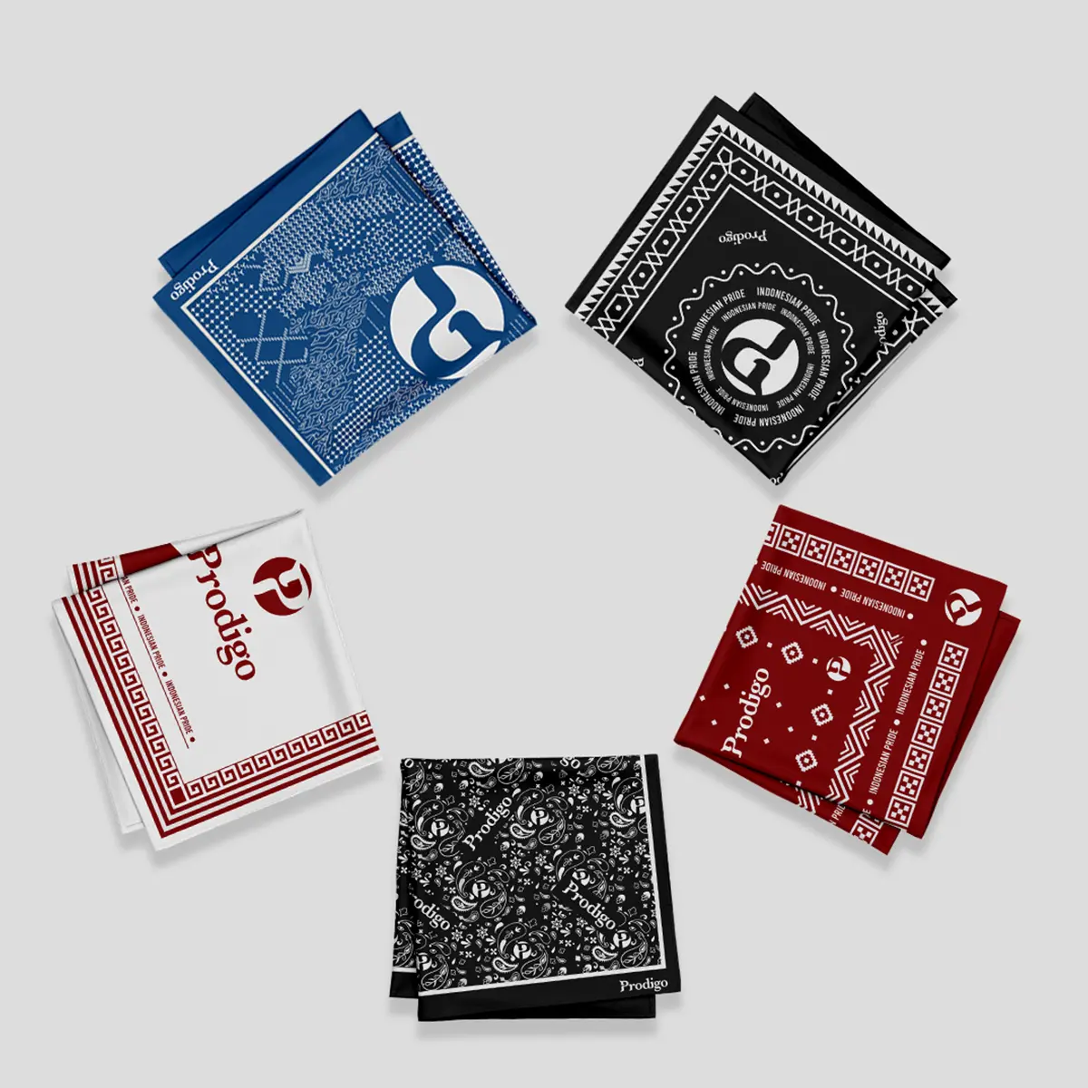 Prodigo * Sapu Tangan Pria Lurik | Handkerchief | Selampe Pria Premium