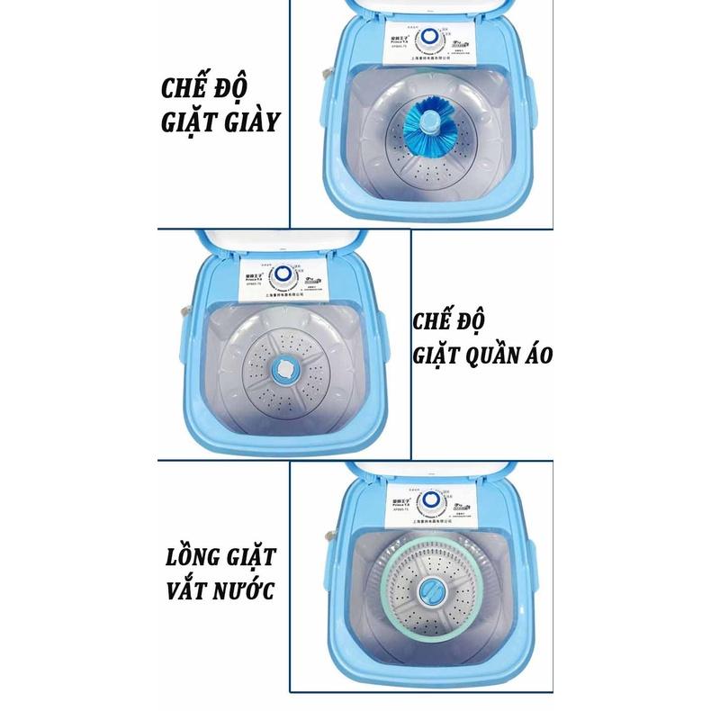 Máy giặt mini giặt quần áo - giặt giày cao cấp khử khuẩn bằng công nghệ Blue Ag - Máy giặt Yangzi XQB-35 Làm Sạch đô trắng - đồ lót - đồ cho bé bảo hành 12 tháng 4