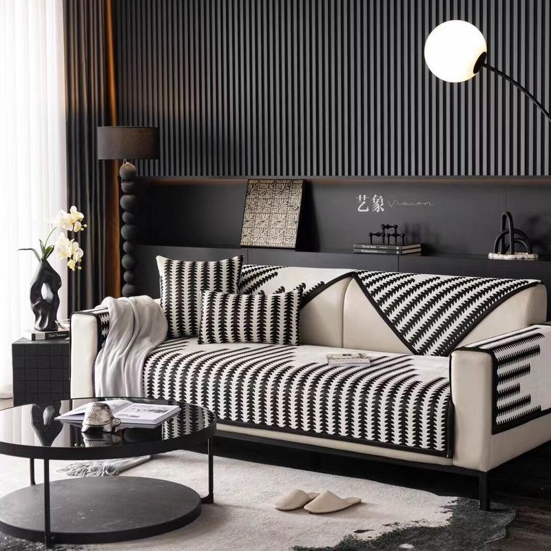 Product Introduction of 2024 New Chenille Sofa Cushion Four Seasons Simple Fashion Seat Cushion Non-slip Leather Sofa Cover Universal 25