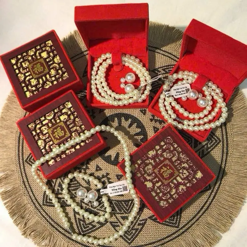 Set bộ ngọc trai Tống Gia cao cấp 3 chi tiết