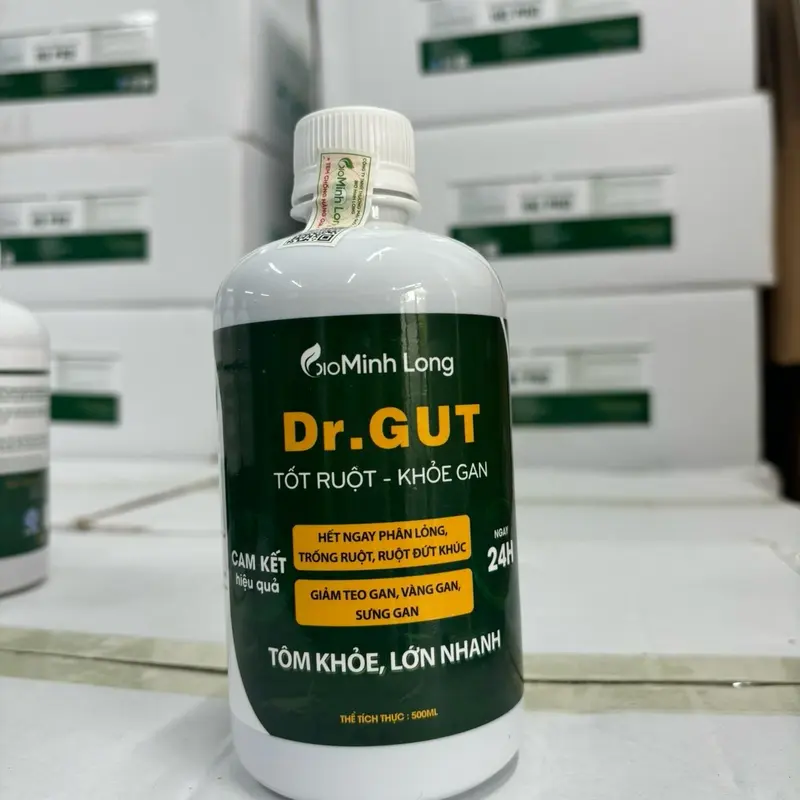 (MUA 5 tặng 2) DR.GUT- HẾT PHÂN TRẮNG, PHÂN LỎNG, PHÂN NÁT, TRỐNG RUỘT, RUỘT ĐỨT KHÚC CHO TÔM- HIỆU QUẢ SAU 2 NGÀY 2