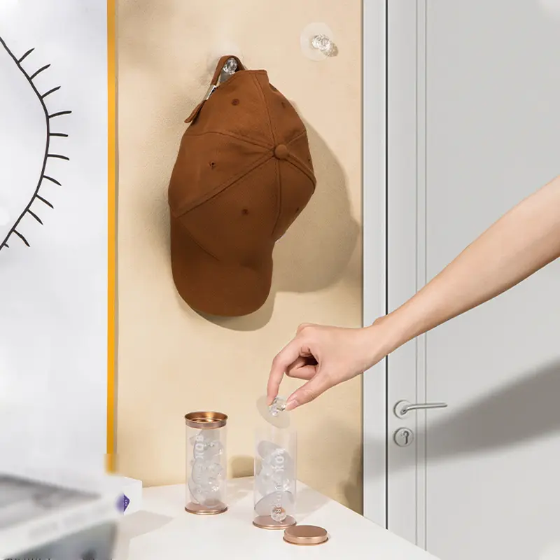 Móc Áo Khoác Treo Tường, Không Cần Đục Lỗ, Tự Dính, Không Cần Khoan, Thích Hợp Cho Nhà Bếp, Phòng Ngủ, Phòng Tắm, Móc Mũ 7
