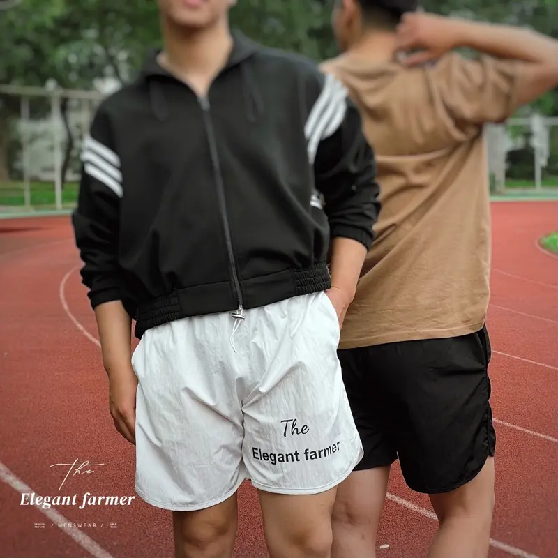 [The Elegant Farmer] Quần Short Dù boxer Nam & Nữ form trên gối.(Q:01) 2