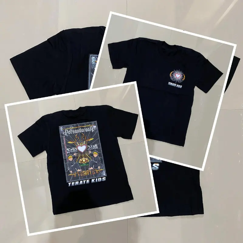 KAOS TERATE KIDS BET COKLAT 1