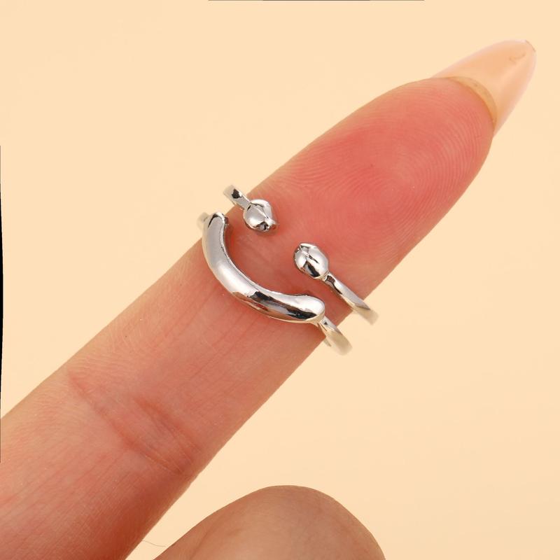 Product Introduction of Nhẫn Mặt Cười, Thiết Kế Độc Đáo Hình Quả Cầu Tròn, Dành Cho Nữ, Phong Cách Đơn Giản, Thời Trang, Dễ Phối Đồ, Nhẫn Ngón Trỏ Cao Cấp, 2023, Phong Cách Ins 23