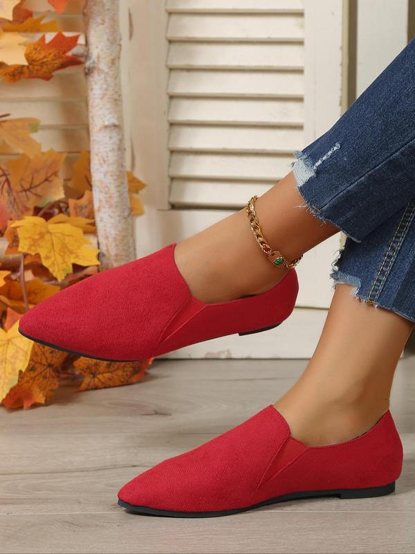 Women's Fashionable Slip on Flats, 1 Pair Casual Comfortable Pointed Toe Flat Shoes for Daily Wear, Basic Lightweight Shoes for Outdoor, Perfect for Women and Party Wear 7