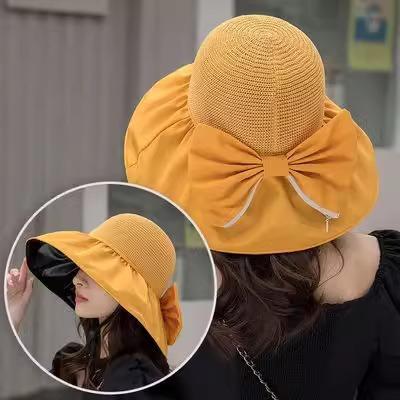 Mũ Nữ Mùa Hè, Imvelo, Mũ Chống Nắng, Vành Lớn, Chống Tia UV, Mũ Vinyl Ngư Dân, Che Mặt Che Nắng Hàn Quốc, Mũ Chống Nắng, Che Hơn 99% Tia UV Hiệu Quả 1