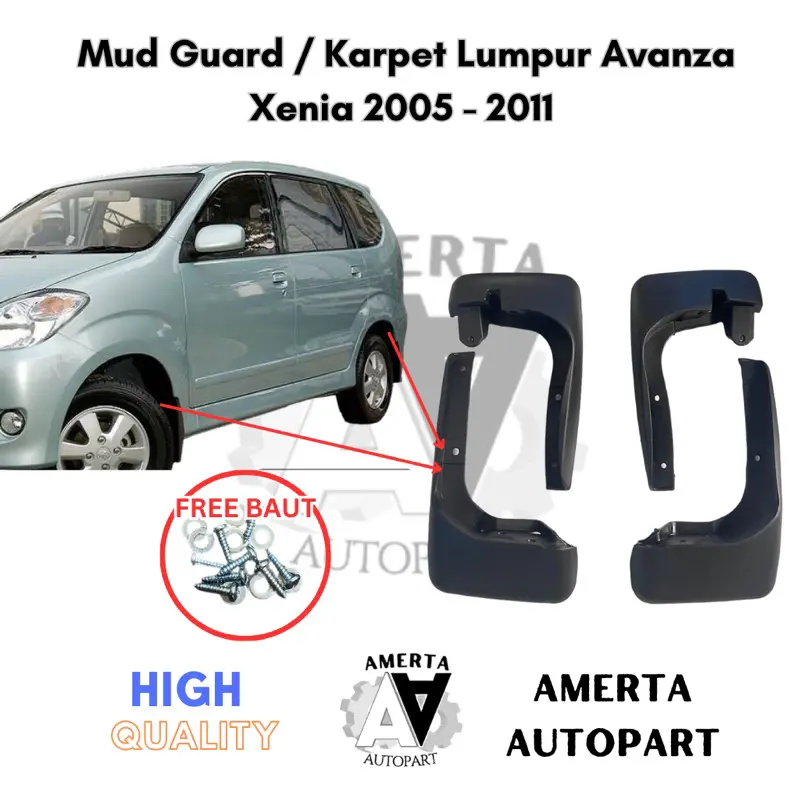 Mud Guard / Karpet Lumpur Avanza Xenia 2005-2011