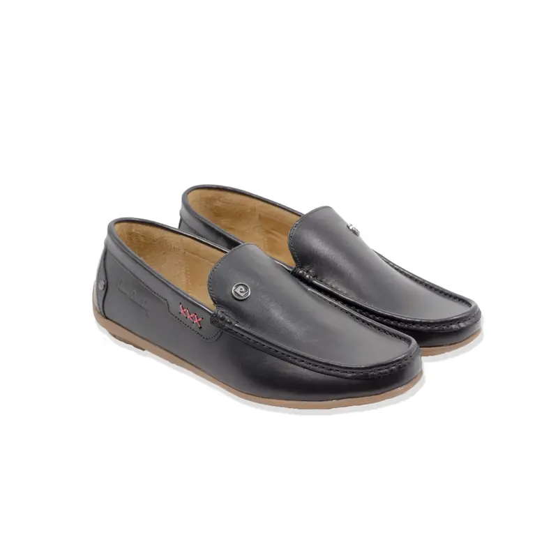 Giày lười nam Pierre Cardin chất liệu da bò thật, phong cách cổ điển, đính logo sang trọng - 739 1