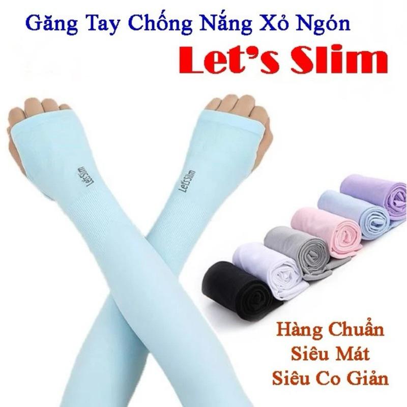 Bộ 2 Ống Tay Chống Nắng, Co giãn thooáng mát, Găng Tay Chống Nắng Hàn Quốc Let's slim 0