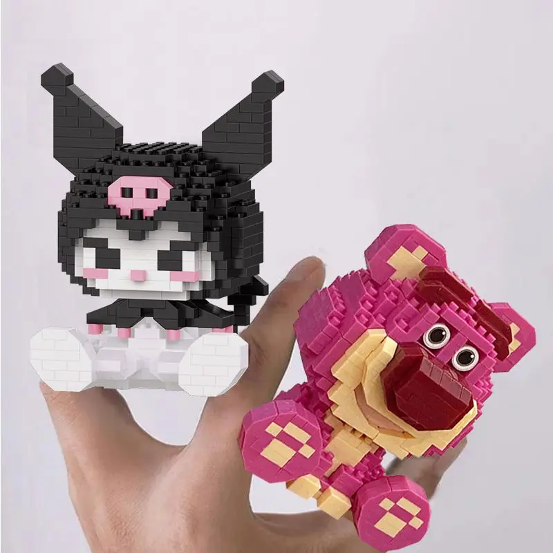 Khối Xây Dựng Hạt Nhỏ Tương Thích Với Lego, Mèo KT, Kuromi, My Melody Hoạt Hình, Thích Hợp Cho Bé Gái Và Trẻ Em, Đồ Chơi Giáo Dục, Ý Tưởng Quà Tặng, Năm 2025