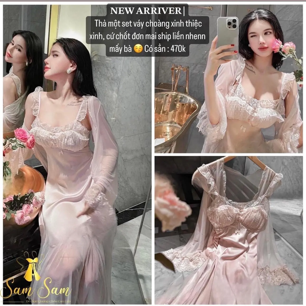 [Có sẵn] [Rẻ vô địch] VÁY  BÁNH BÈO + CHOÀNG PHỐI CAO CẤP QUẢNG CHÂU CAO CẤP LOẠI 1 Nữ Women