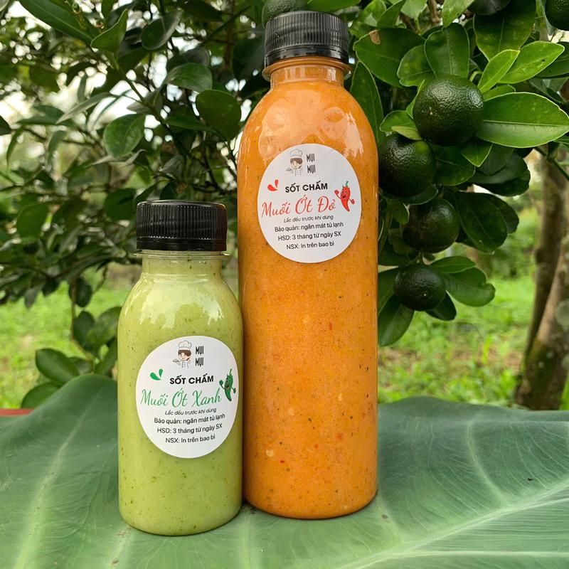 1 chai sốt chấm 450g - tặng 1 chai 150g - Chấm hải sản đồ nướng,...- Nước Sốt Gia Vị Chua vn hủ xốt nấu ăn sotthai tron nước chấm hột vịt lộn